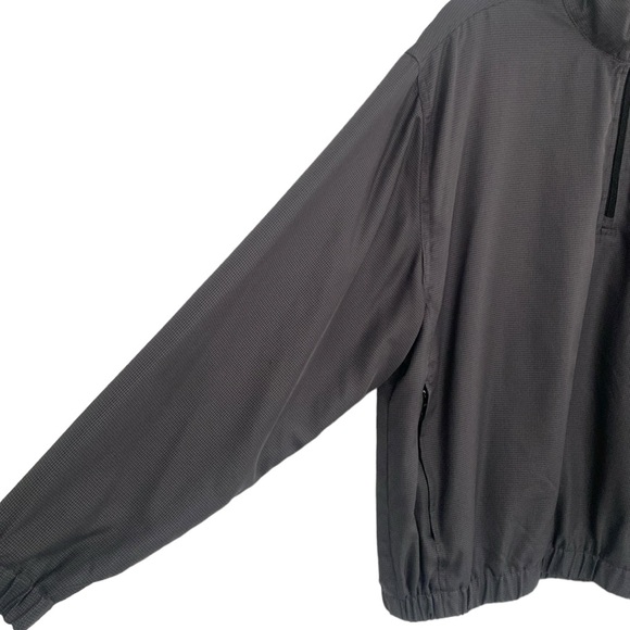 Grand Slam Golf Gray Houndstooth Pullover Zip Jacket Windbreaker - Picture 3 of 10